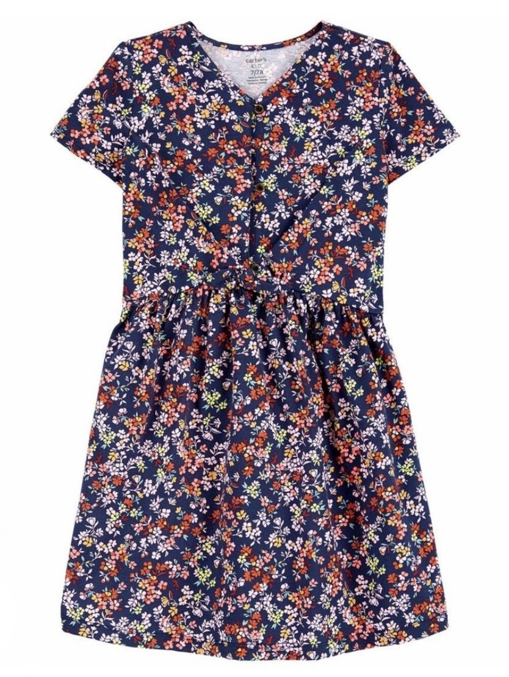 4/$25 Carter's Floral Jersey Dress